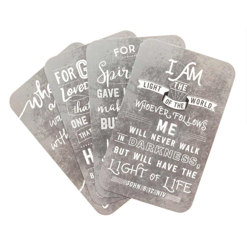 JennyM Grateful Verses of Gratitude & Joy Bible Verses Inspirational Prayer Cards, Scripture Cards with Keepsake Box, Boxed Inspirational Bl