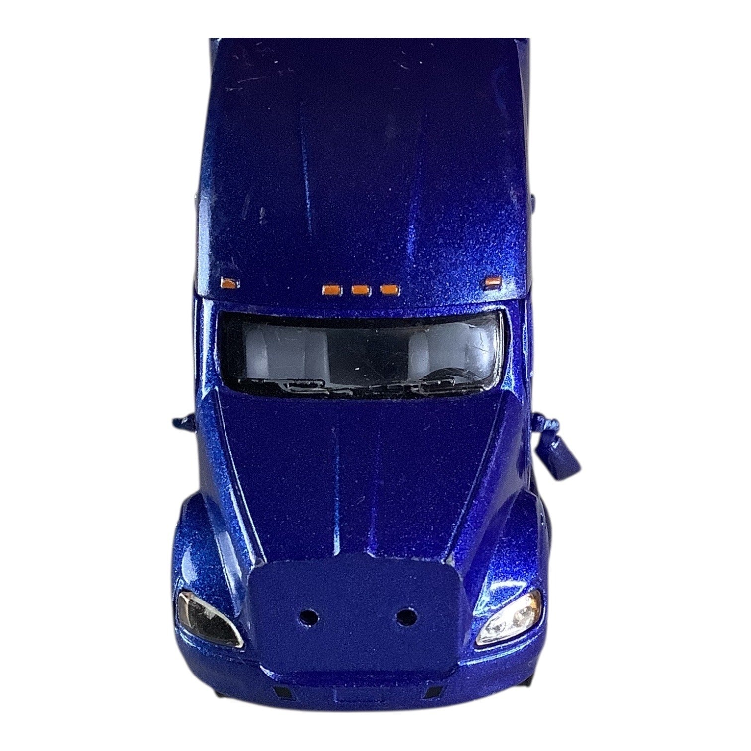 Kenworth T700 1:68 Scale Kinsmart Blue Diecast Model Truck Opening Doors Toy