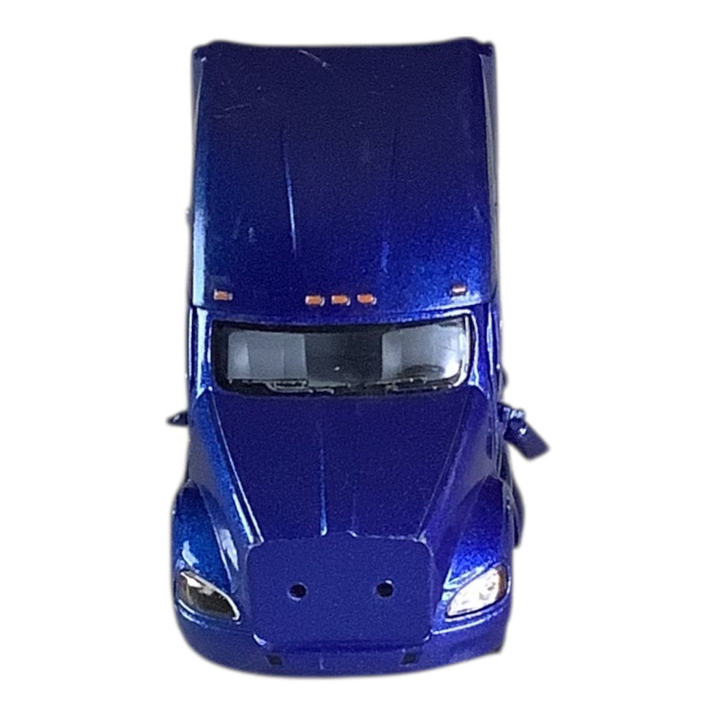 Kenworth T700 1:68 Scale Kinsmart Blue Diecast Model Truck Opening Doors Toy