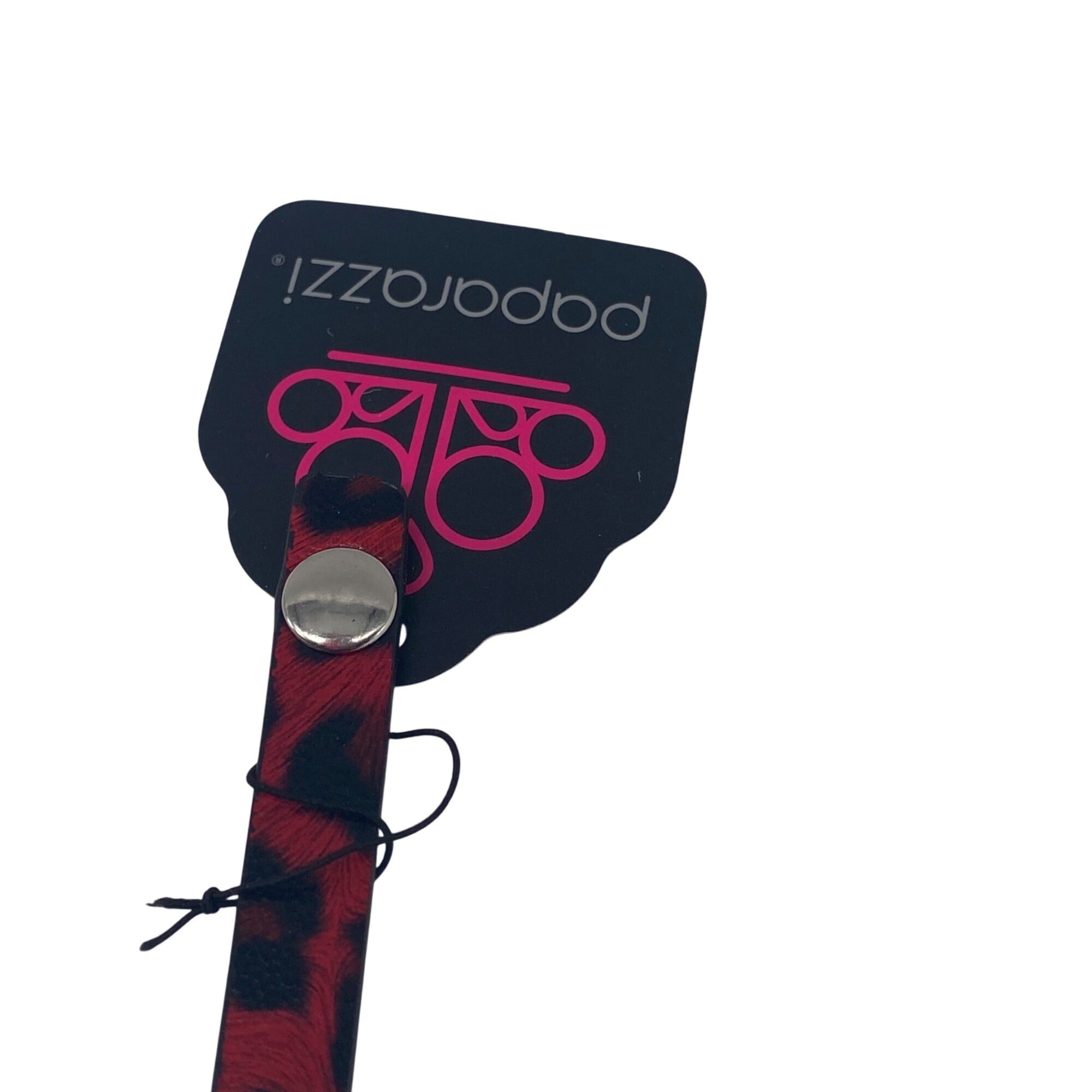 Paparazzi Jewelry All GRRirl Red & Black Adjustable Bracelet Lead & Nickel Free