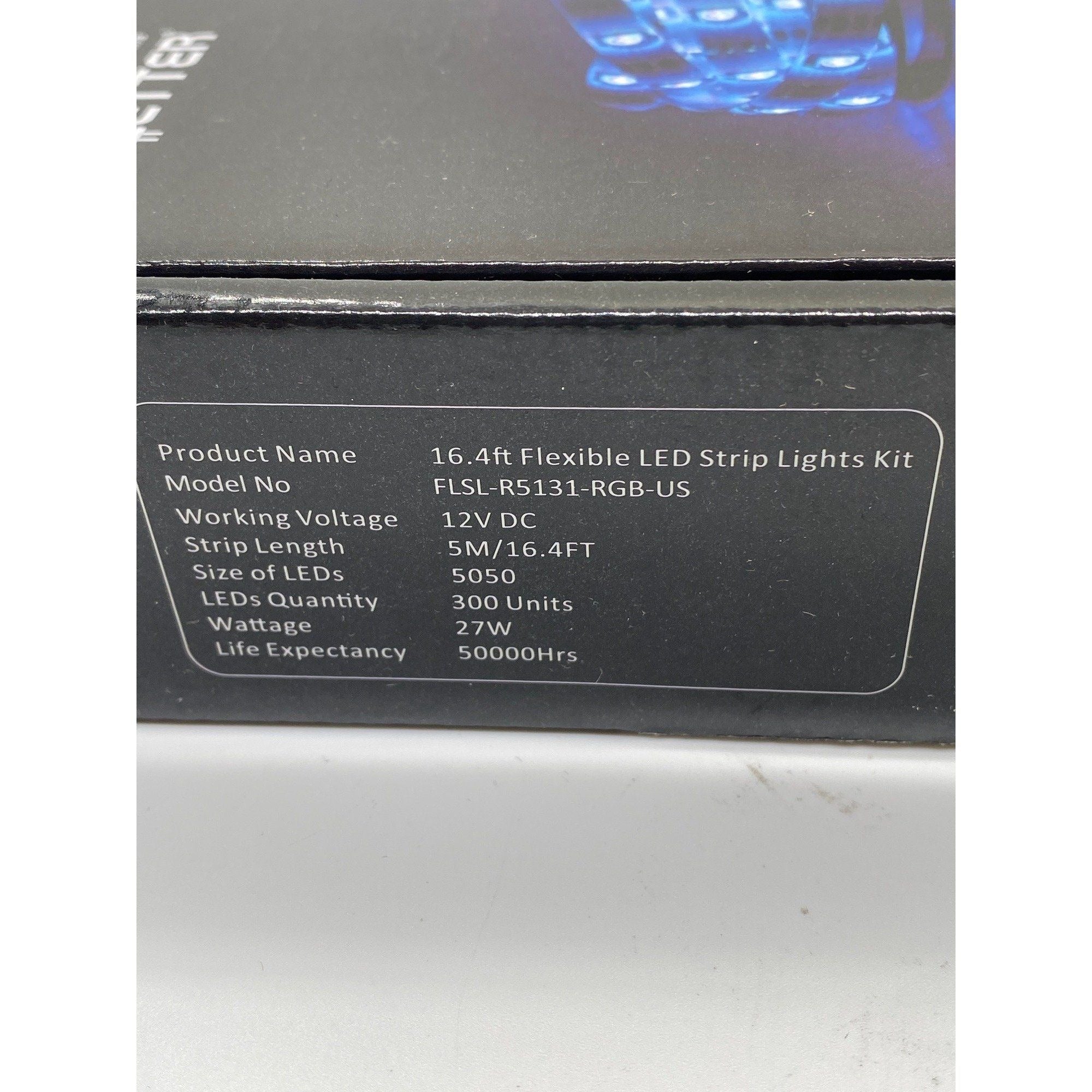 Led Strip Lights 16.4ft Flexible Waterproof Color Changing W/ Remote Control