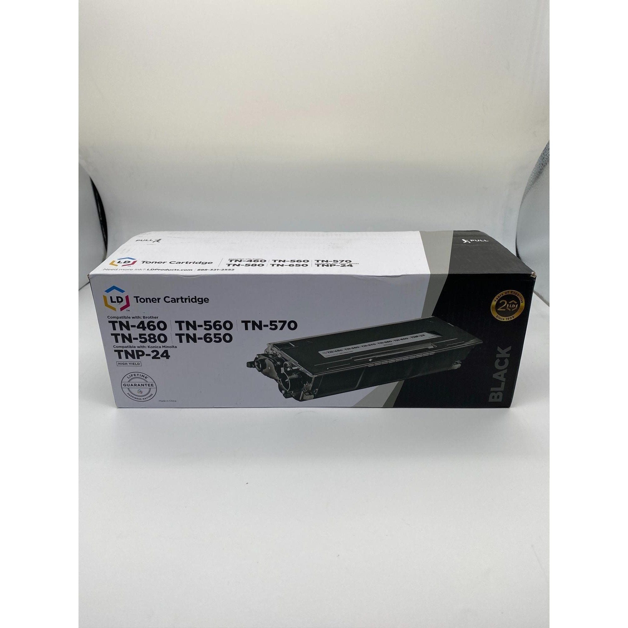 LD Toner Cartridge TN 460/560/570/580/650 TNP 24 High Yield Black Printer Toner