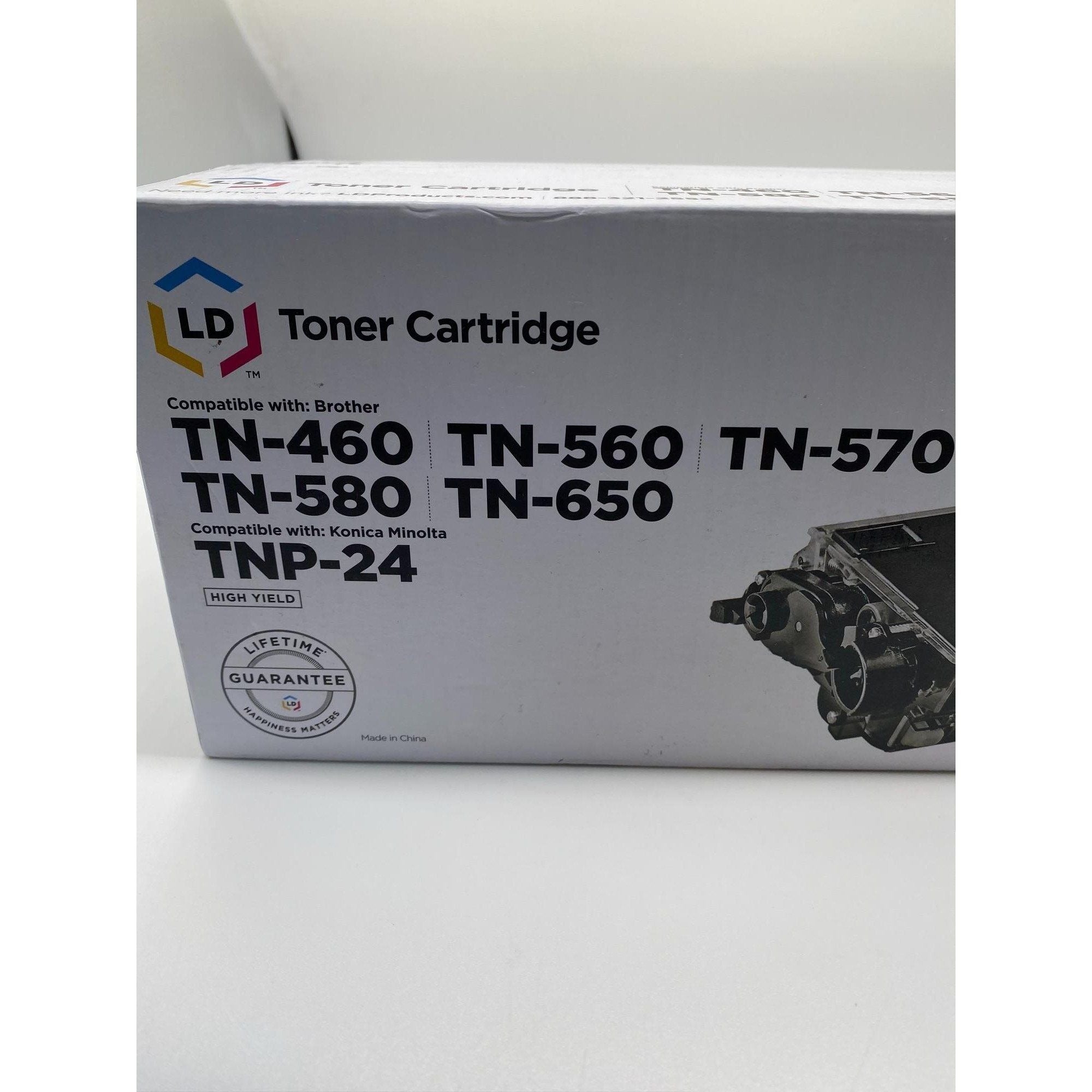 LD Toner Cartridge TN 460/560/570/580/650 TNP 24 High Yield Black Printer Toner