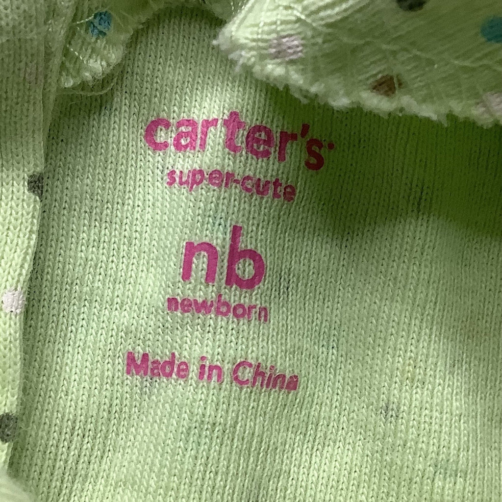 Carters Lot Of 4 Baby Girl Mix Clothing Bundle Size Newborn & 3 Months Cotton