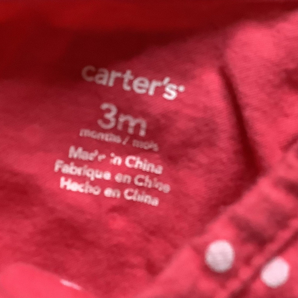 Carters Lot Of 4 Baby Girl Mix Clothing Bundle Size Newborn & 3 Months Cotton