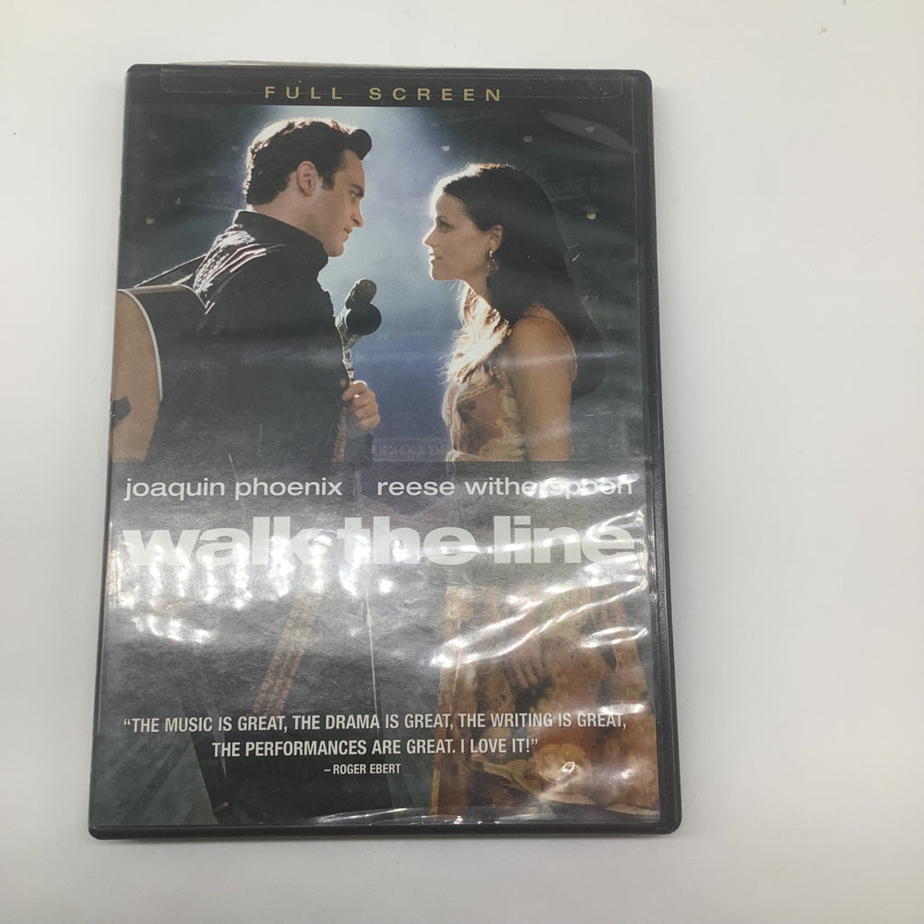 Walk The Line DVD 2006 Joaquin Phoenix Reese Witherspoon Drama Biopic Johnny Cash Full Screen