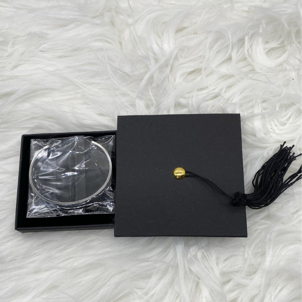 Graduation Bracelet 2019 Quote Engraved Cuff Keep Going Silver Plated Adjustable