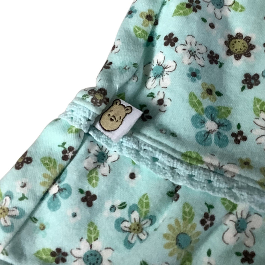 Classic Pooh By Disney Baby Floral Sleeveless Dress Size 3 M Flowers Cotton