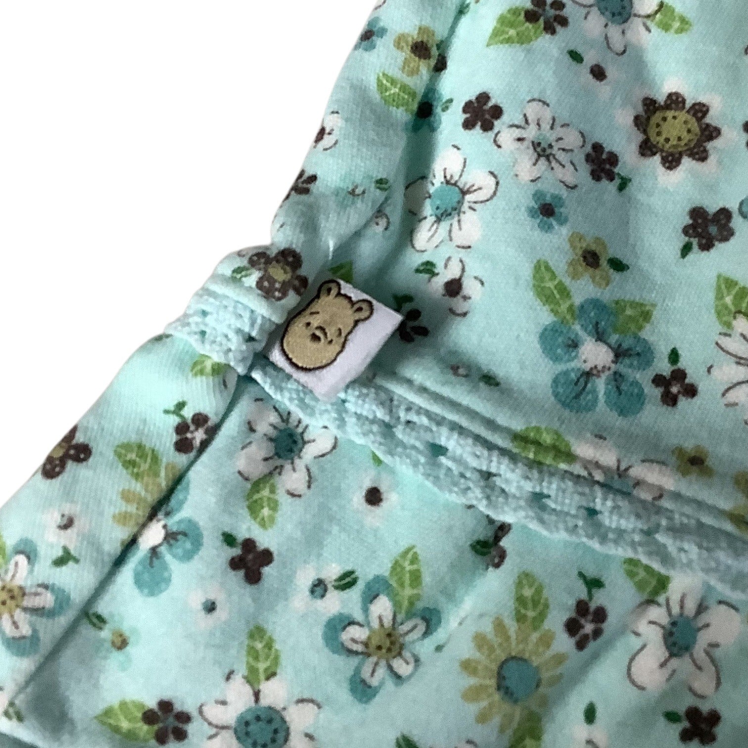 Classic Pooh By Disney Baby Floral Sleeveless Dress Size 3 M Flowers Cotton