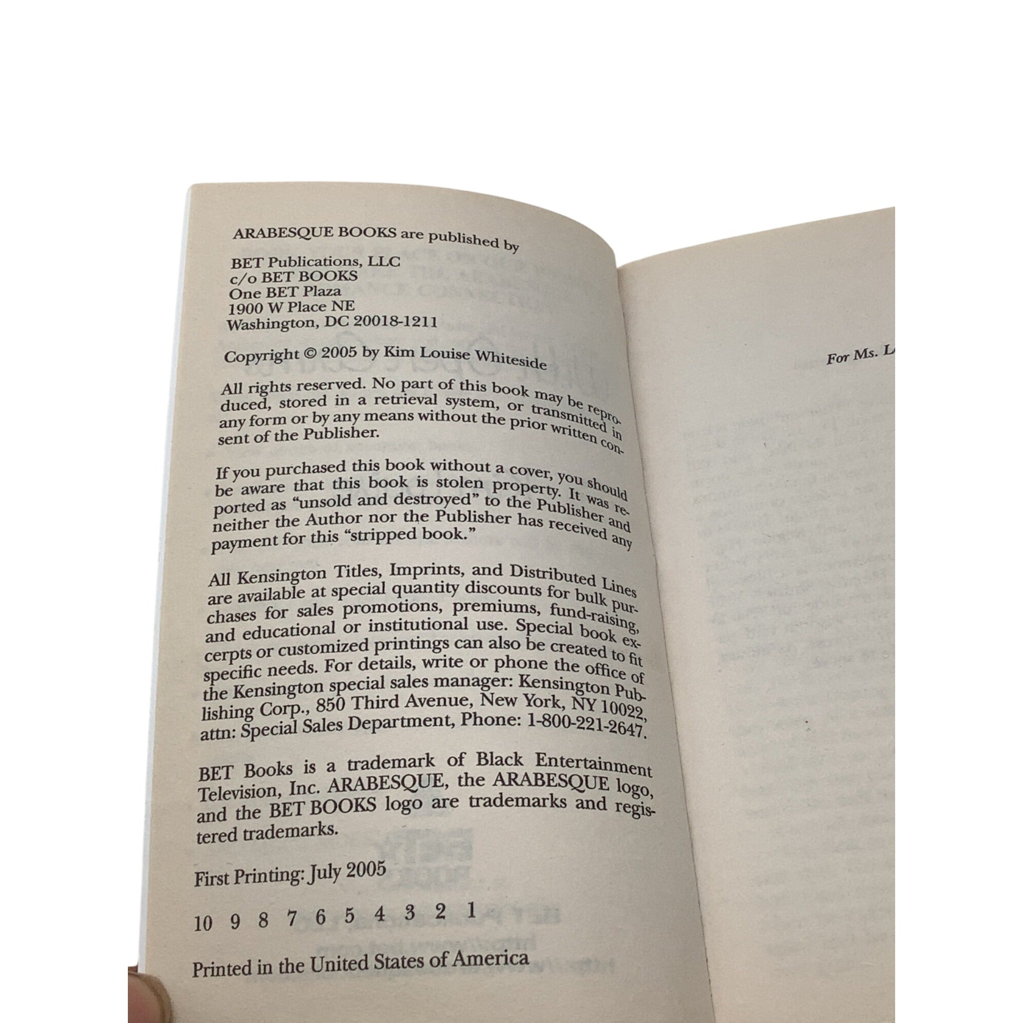 With Open Arms by Kim Louise Paperback 2005 Romance Novel Book