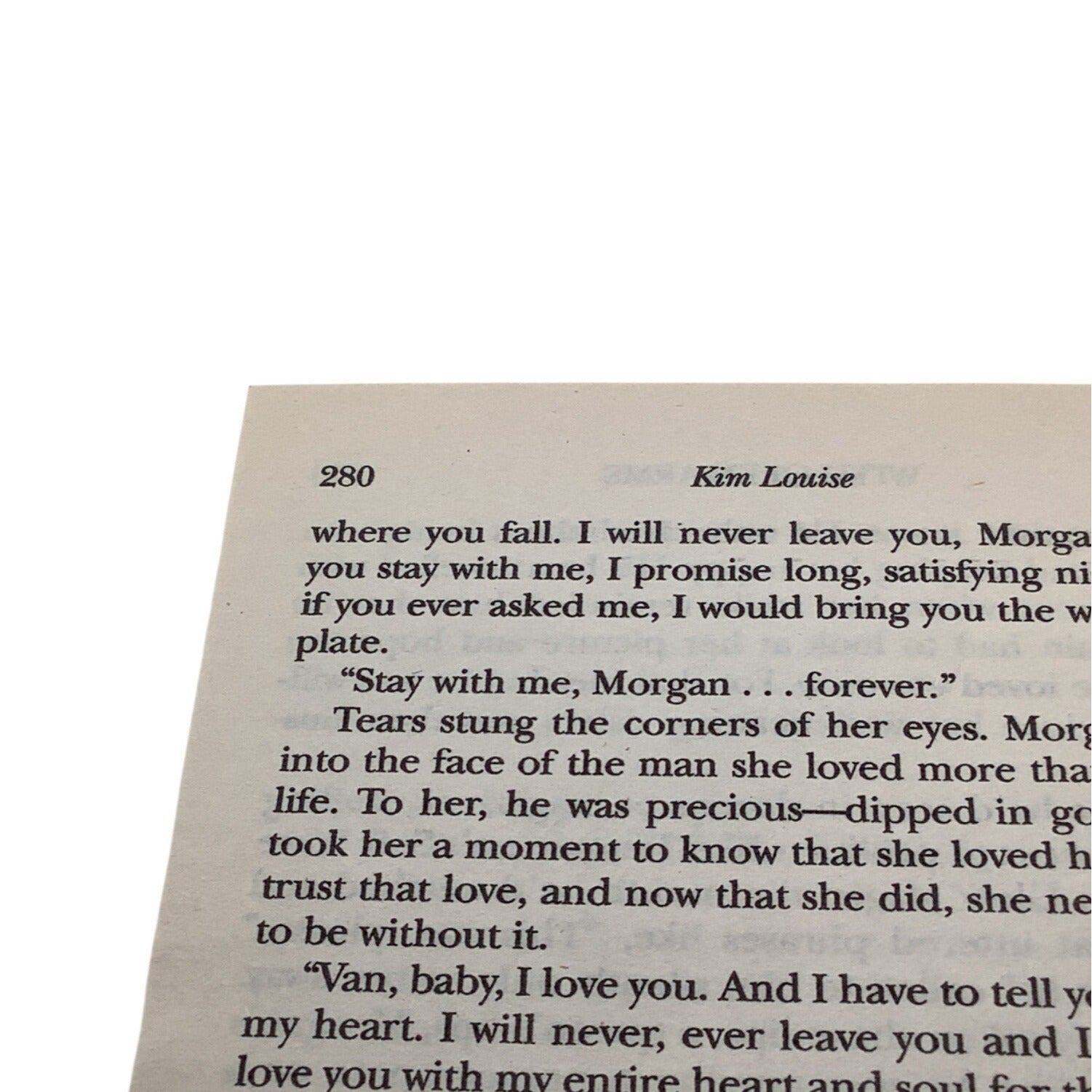 With Open Arms by Kim Louise Paperback 2005 Romance Novel Book