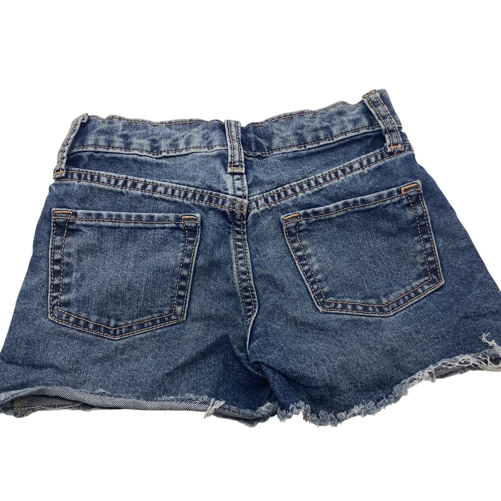 Old Navy High Rise Adjustable Waist Denim Shorts For Girls Size 6