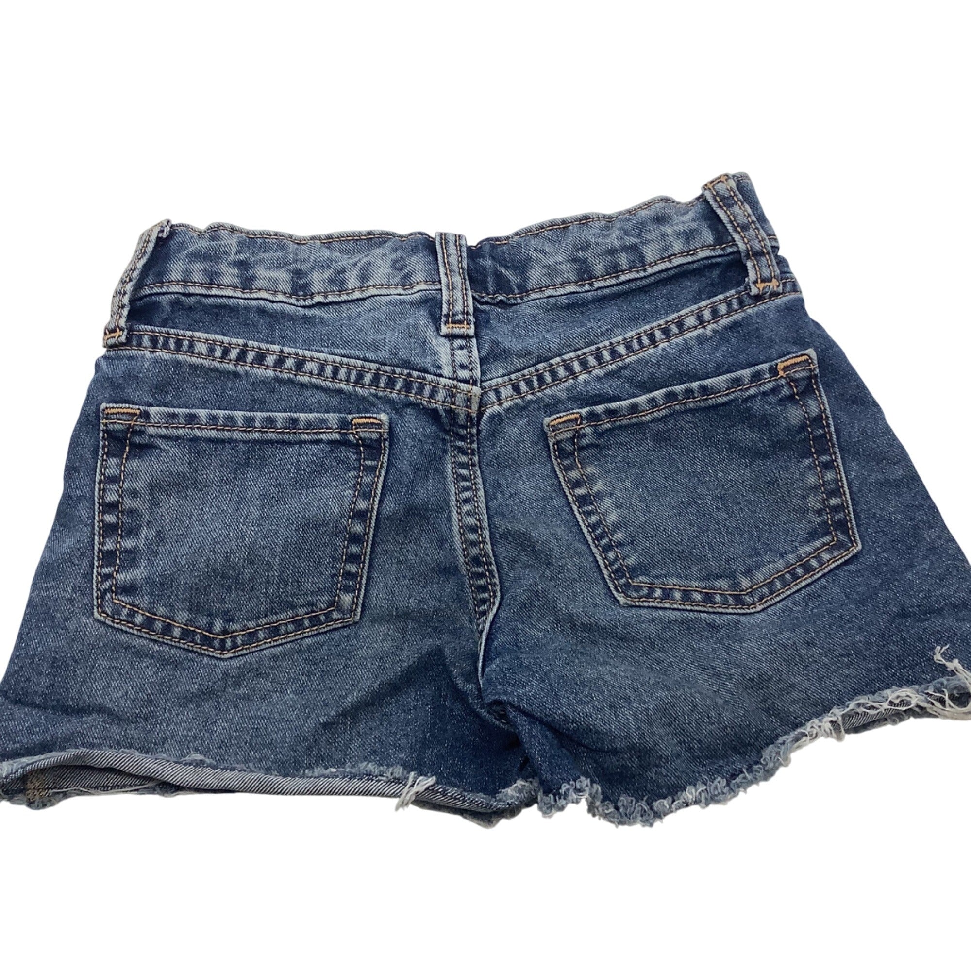 Old Navy High Rise Adjustable Waist Denim Shorts For Girls Size 6