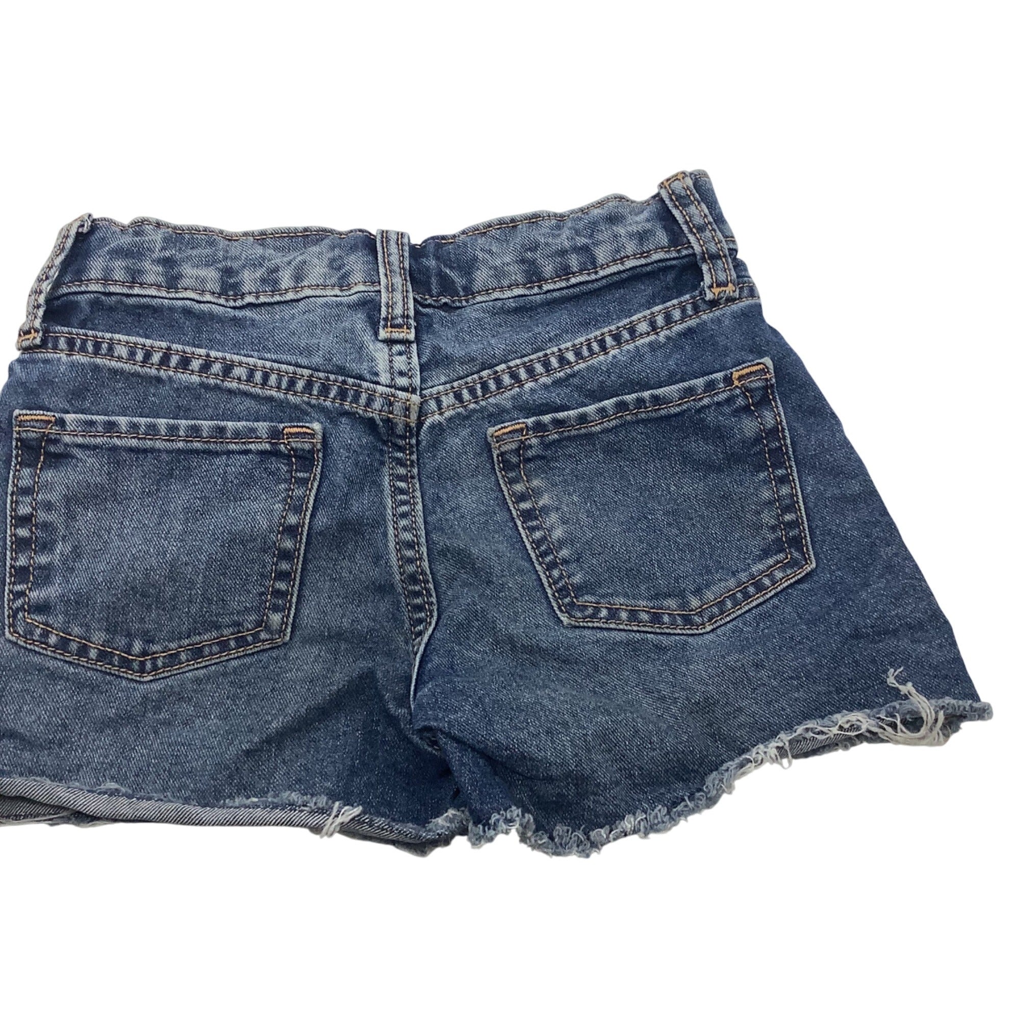 Old Navy High Rise Adjustable Waist Denim Shorts For Girls Size 6