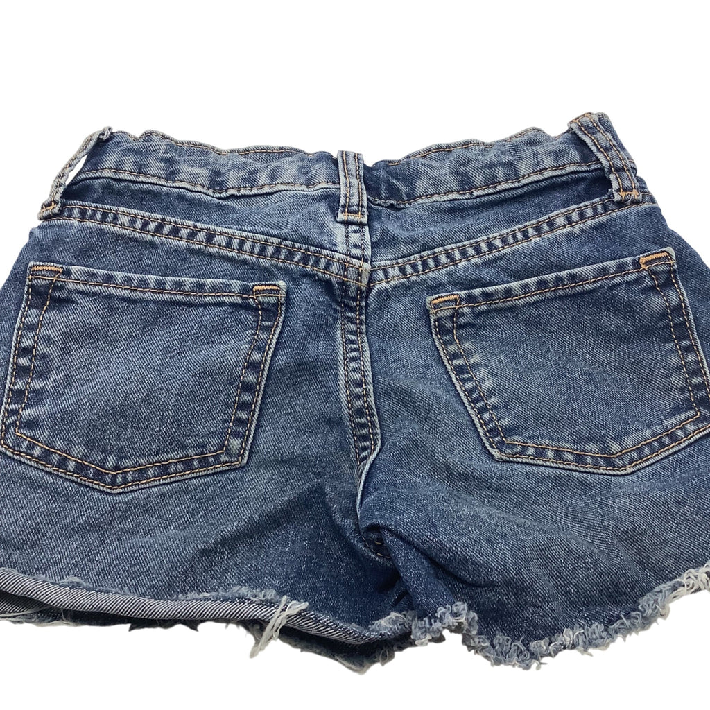 Old Navy High Rise Adjustable Waist Denim Shorts For Girls Size 6