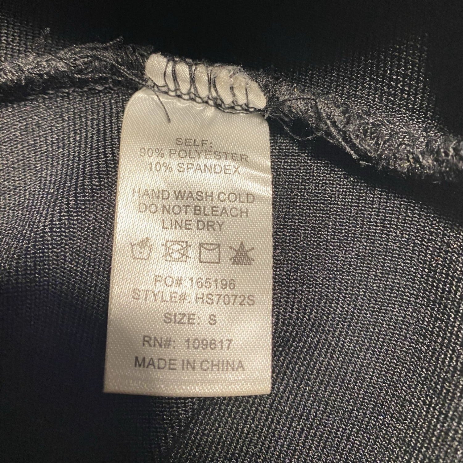 Shinestar Womens Pencil Skirt Black Stretch Fabric Elastic Waist Size Small Office Wear