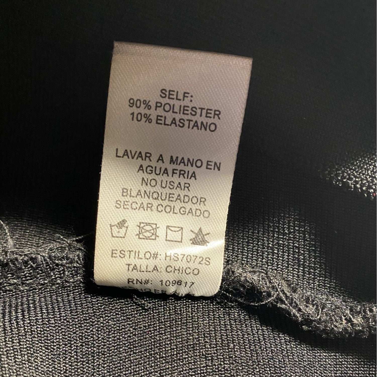 Shinestar Womens Pencil Skirt Black Stretch Fabric Elastic Waist Size Small Office Wear