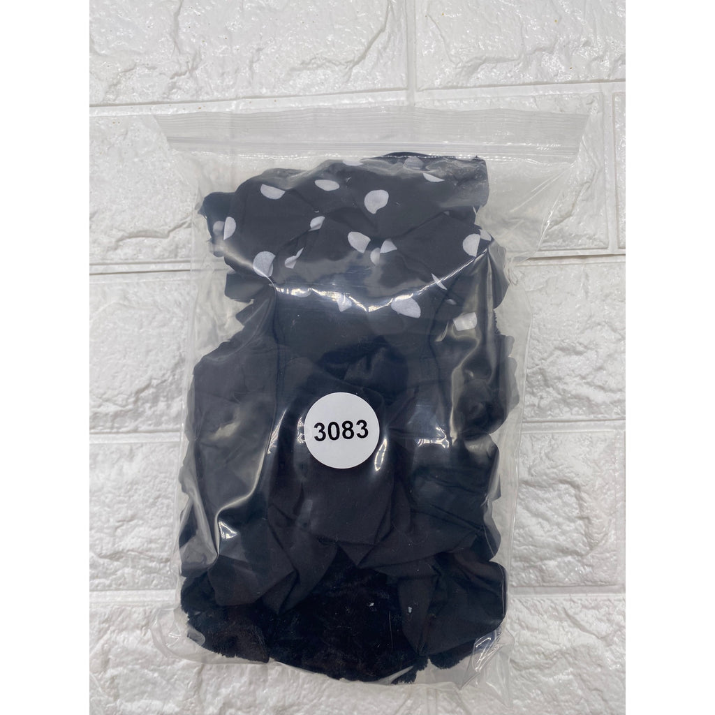 16pc Hair Scrunchies Velvet & Silk Polka Dot Hair Ties Elastic Ponytail Holders