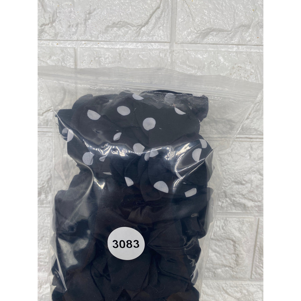 16pc Hair Scrunchies Velvet & Silk Polka Dot Hair Ties Elastic Ponytail Holders
