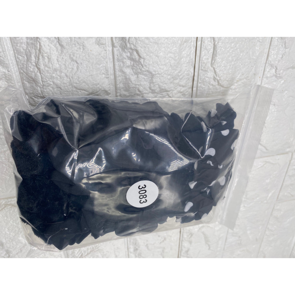 16pc Hair Scrunchies Velvet & Silk Polka Dot Hair Ties Elastic Ponytail Holders