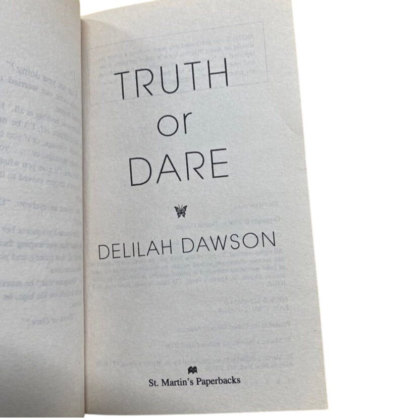 Truth Or Dare By Delilah Dawson 2006 Paperback Romance Novel Book