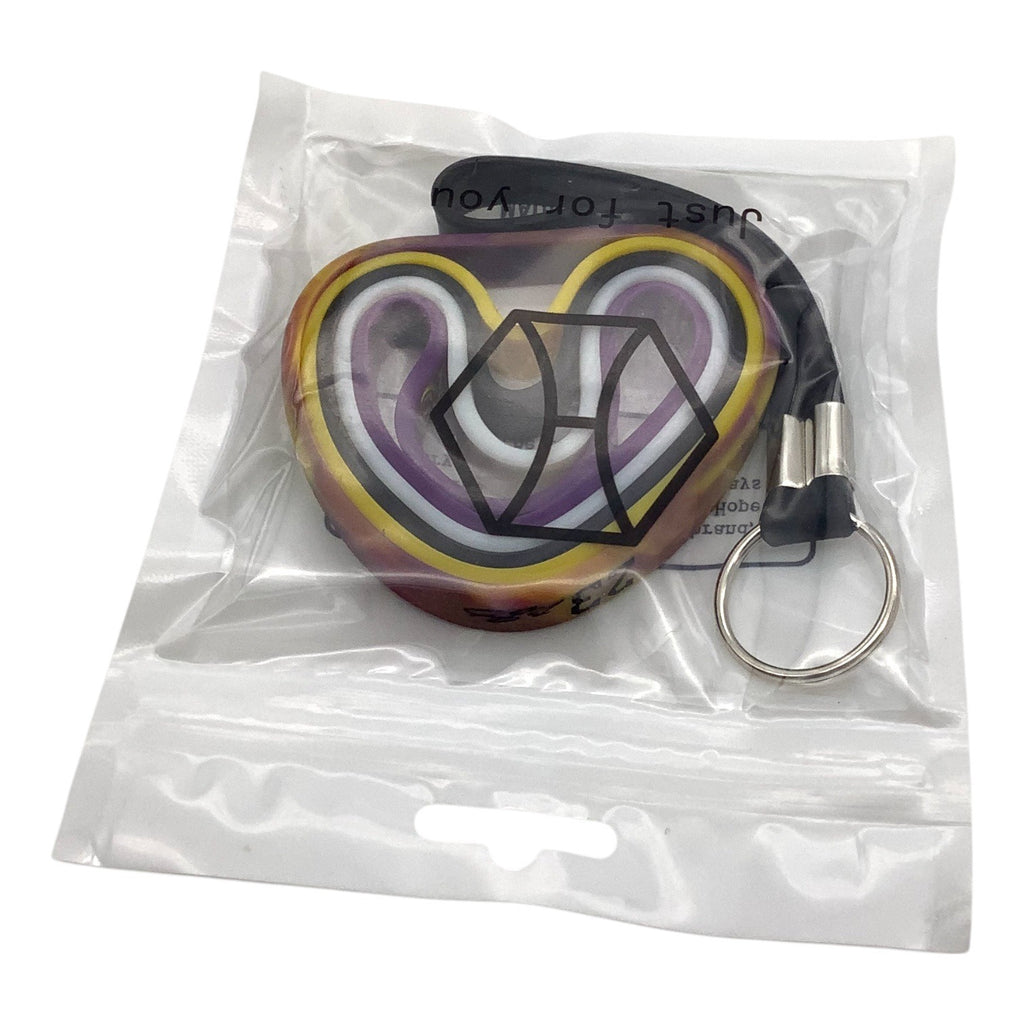 Adjustable Silicone Lakers 23 LeBron James Wristband & Keychain Set