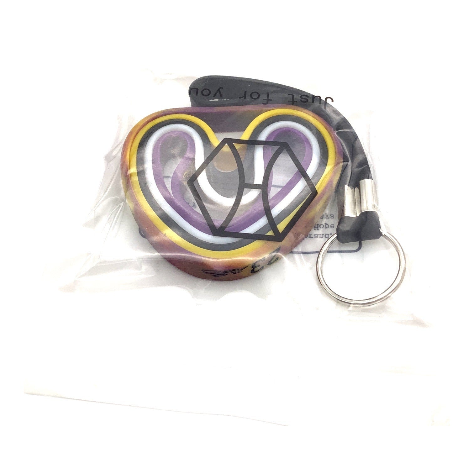 Adjustable Silicone Lakers 23 LeBron James Wristband & Keychain Set