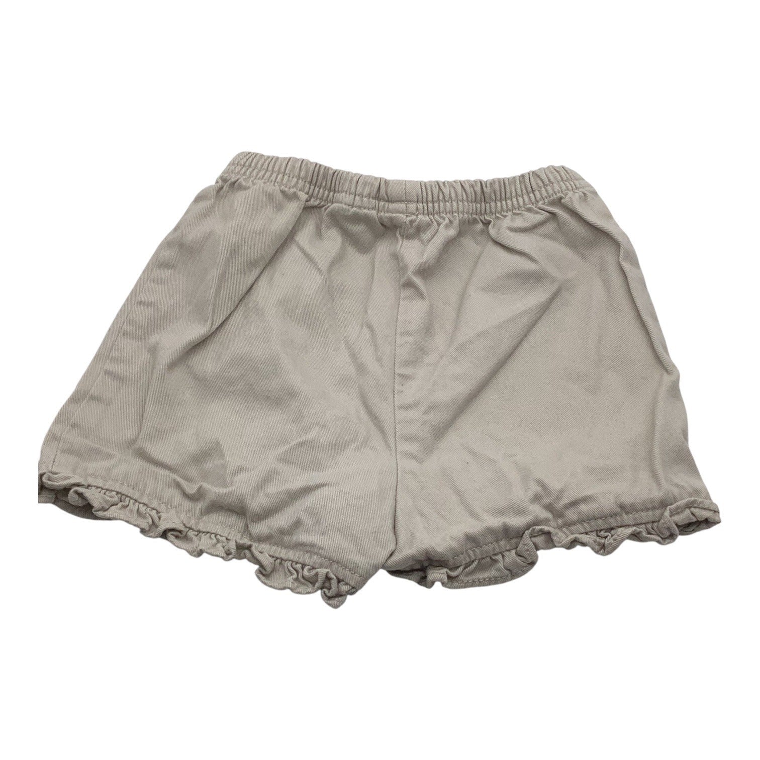 Circo Baby Girl Cotton Khaki Shorts With Elastic Waistband Ruffled Hem Size 24M