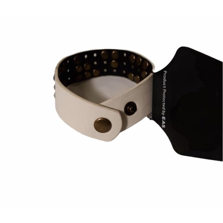 Rue21 Women's White Studded Bracelet Fashion Jewelry Snap Closure