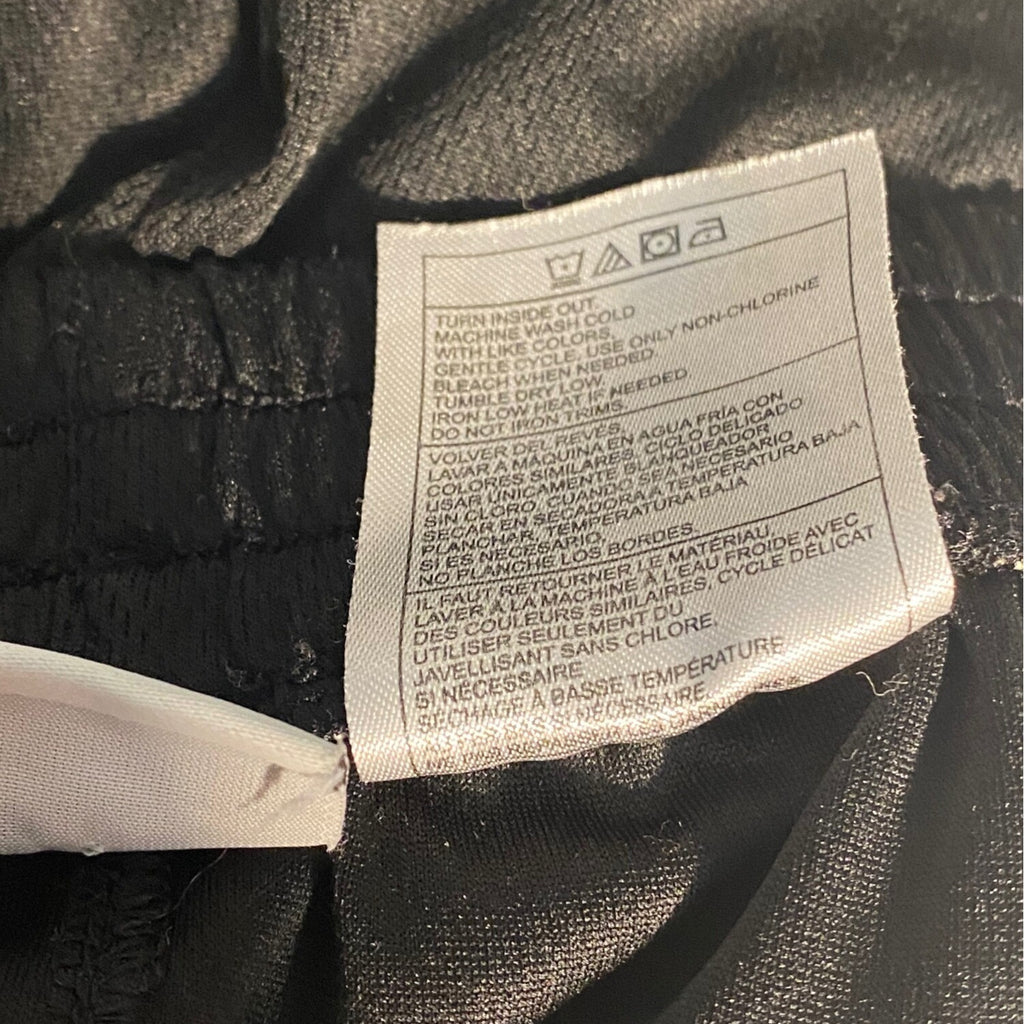 Puma Boys Athletic Shorts Size 7 Black & Red Elastic Waist Active 100% Polyester