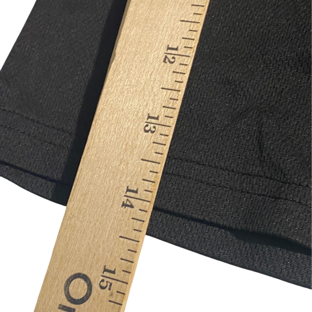 Puma Boys Athletic Shorts Size 7 Black & Red Elastic Waist Active 100% Polyester