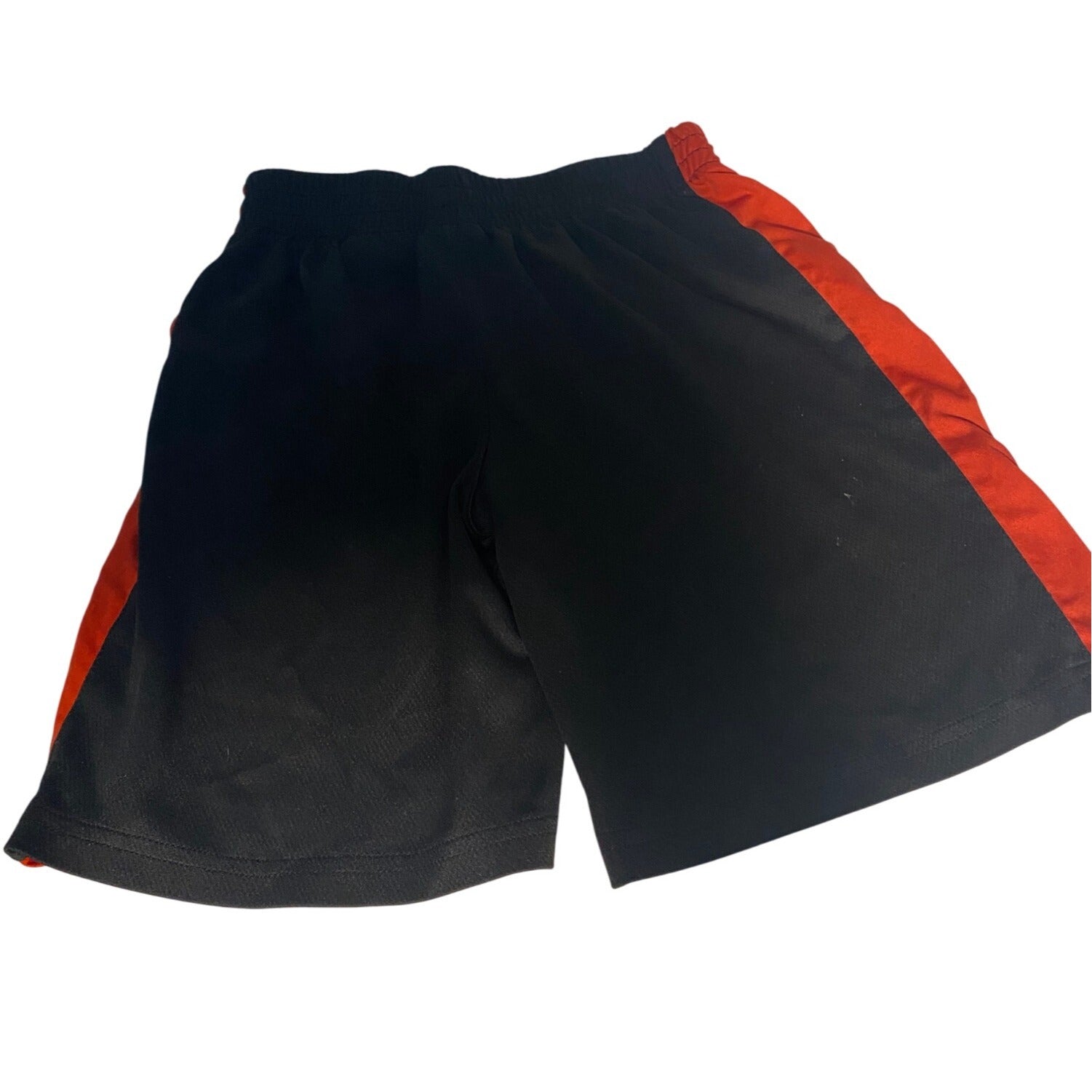 Puma Boys Athletic Shorts Size 7 Black & Red Elastic Waist Active 100% Polyester