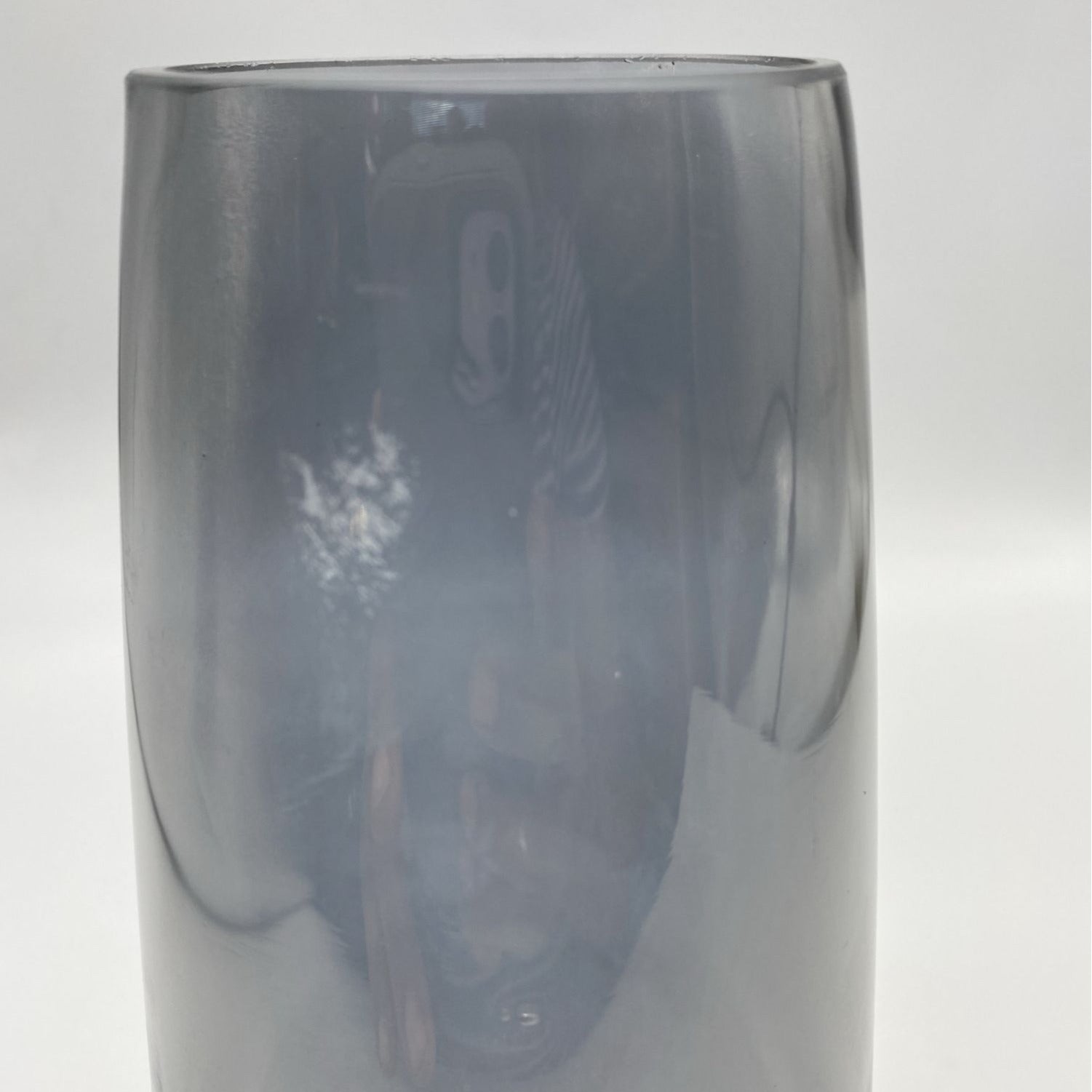 Petite Glass Vase In Symphony Soot Black Elegant Decorative Accent