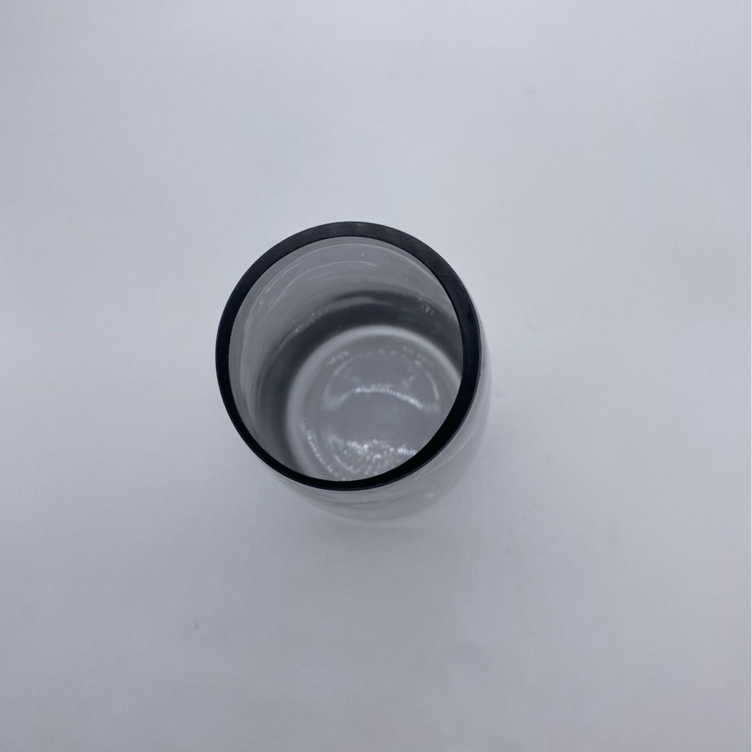 Petite Glass Vase In Symphony Soot Black Elegant Decorative Accent