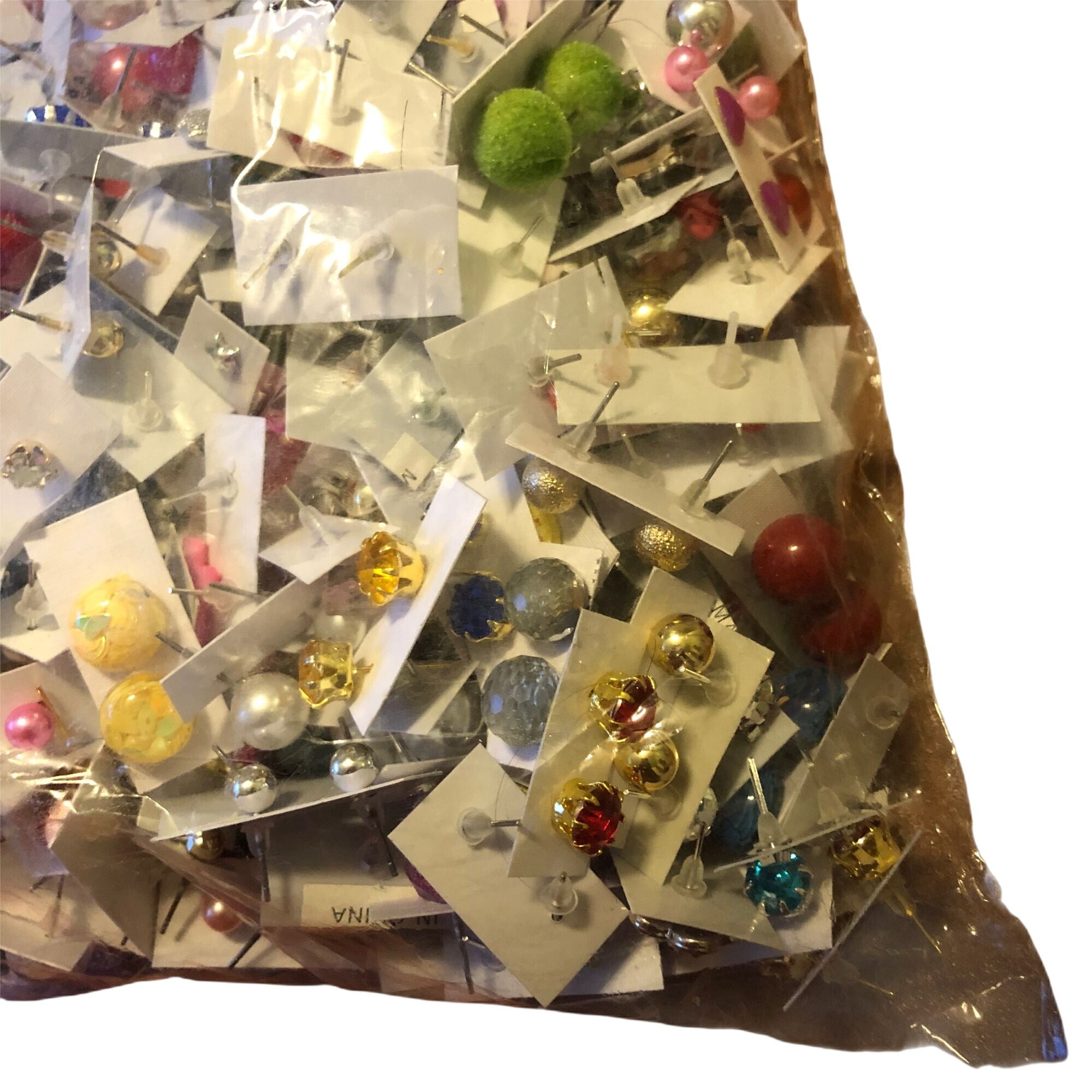 Women's Random Fashion Stud Earrings Lot of 50 Pairs Mixed Styles Colors Girls