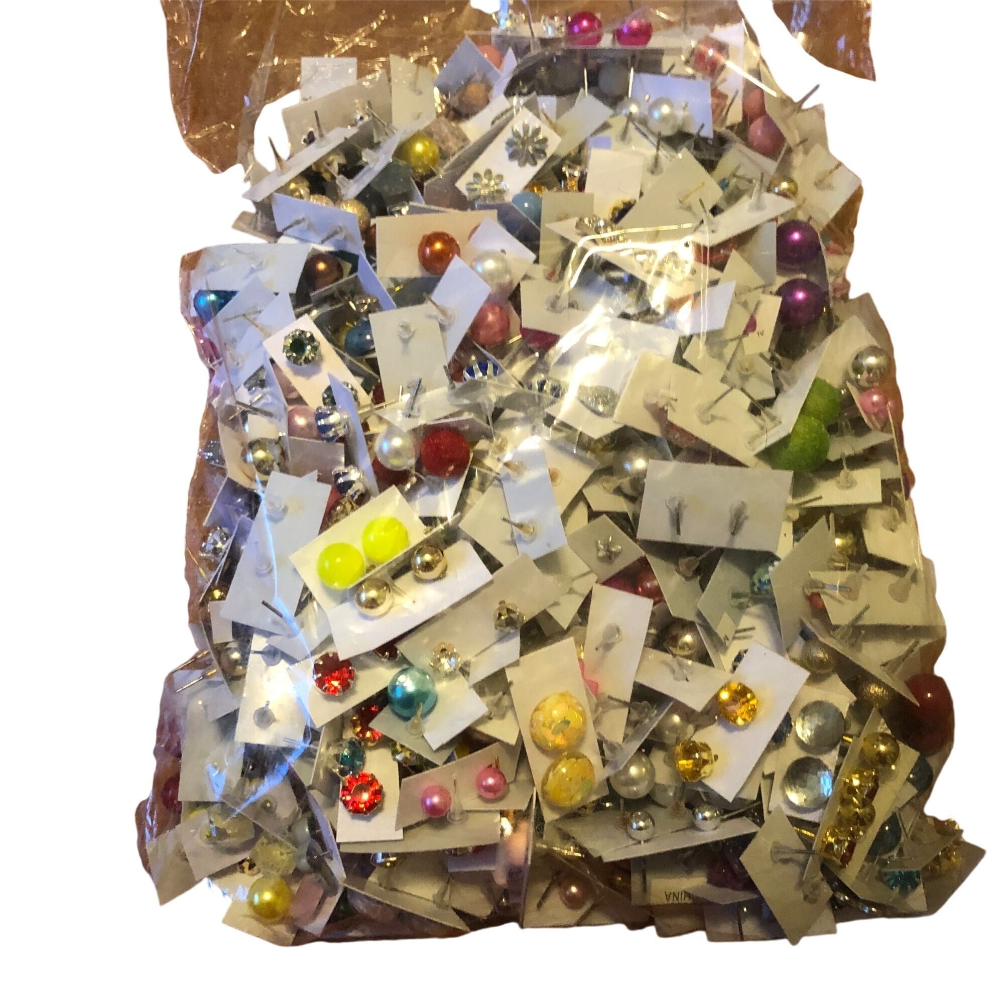 Women's Random Fashion Stud Earrings Lot of 50 Pairs Mixed Styles Colors Girls