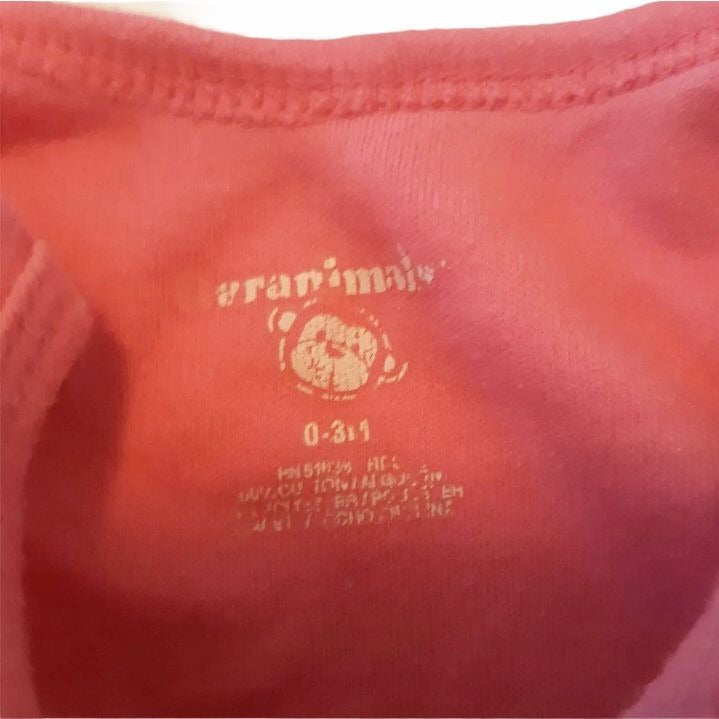 Garanimals Baby Girls Pink Bodysuit Quote "I Get My Sass From My Grandma!" 0-3M