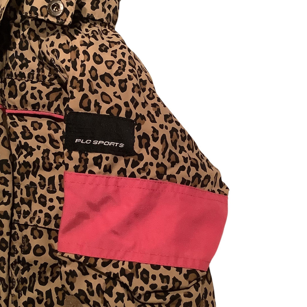 The Childrens Place Baby Girls Leopard Print Coat Size 6-9M Thermolite Insulation