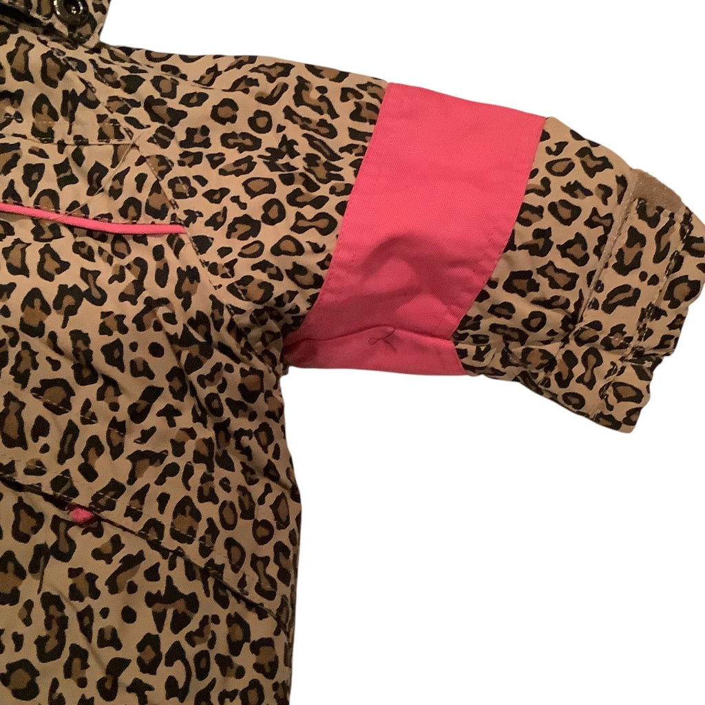 The Childrens Place Baby Girls Leopard Print Coat Size 6-9M Thermolite Insulation
