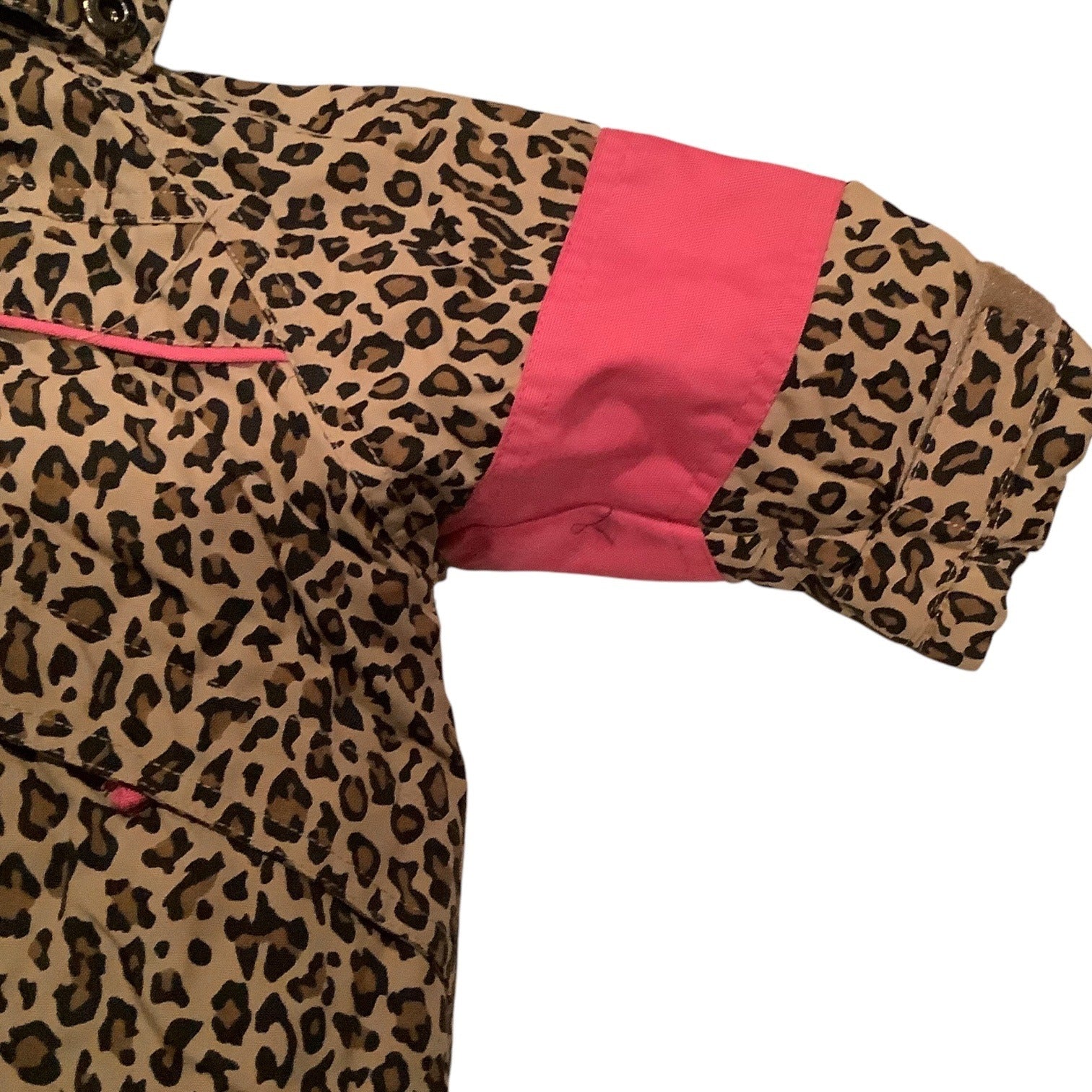The Childrens Place Baby Girls Leopard Print Coat Size 6-9M Thermolite Insulation