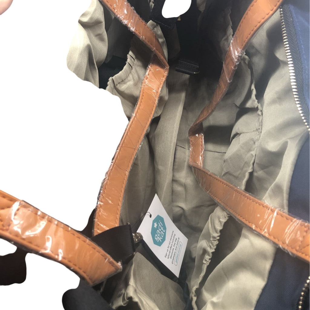 Gadikat XL Devon Collection Diaper Bag With Changing Pad New England Blue