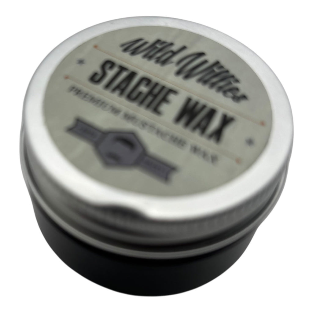 Wild Willies Stache Wax Premium Mustache Wax Style & Hold 1 oz Tin Grooming Accessory