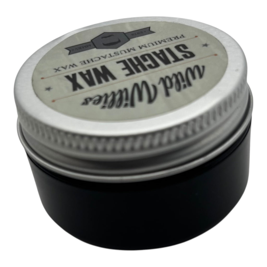 Wild Willies Stache Wax Premium Mustache Wax Style & Hold 1 oz Tin Grooming Accessory