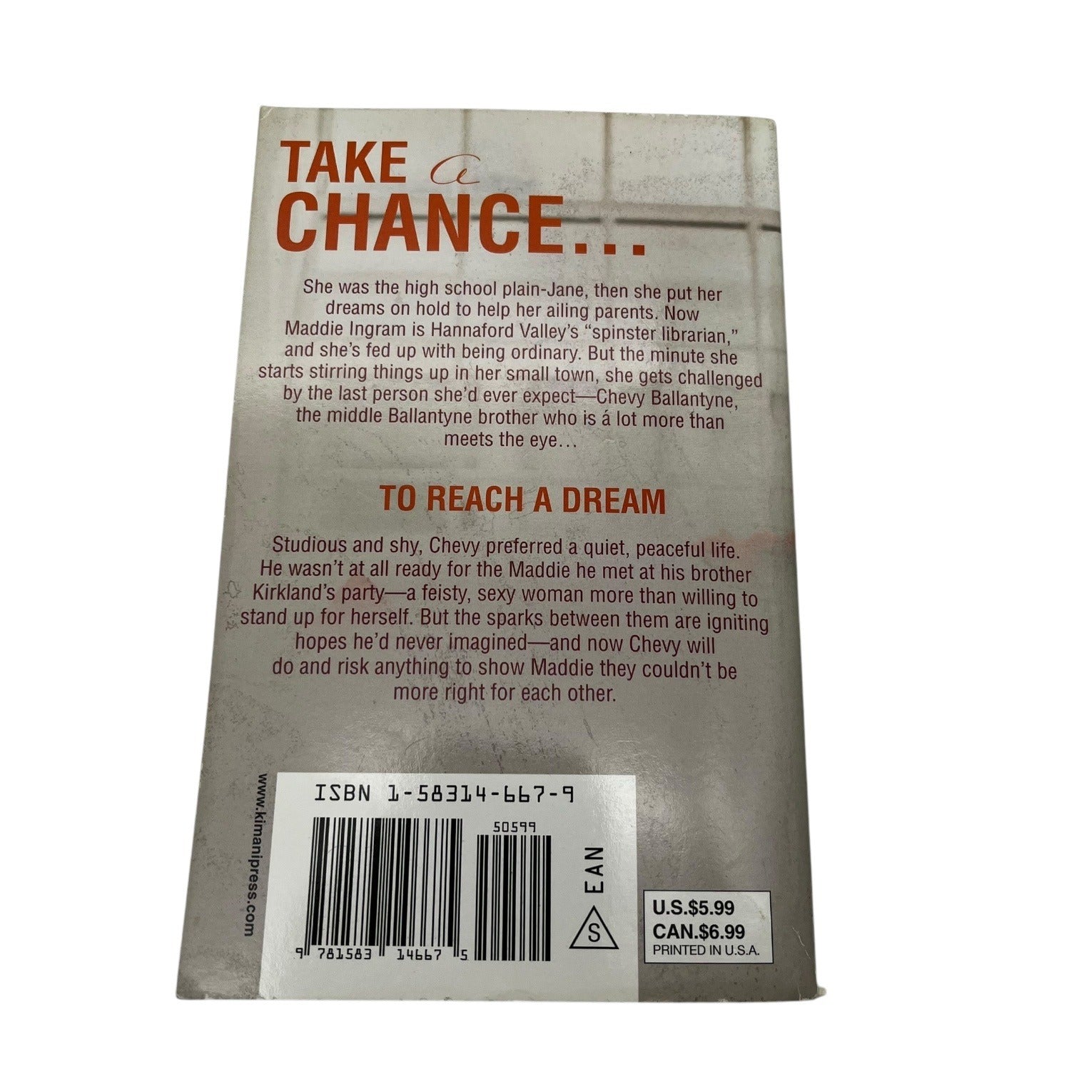 Ballantyne’s Destiny By Kimberley White 2006 Paperback Romance Novel