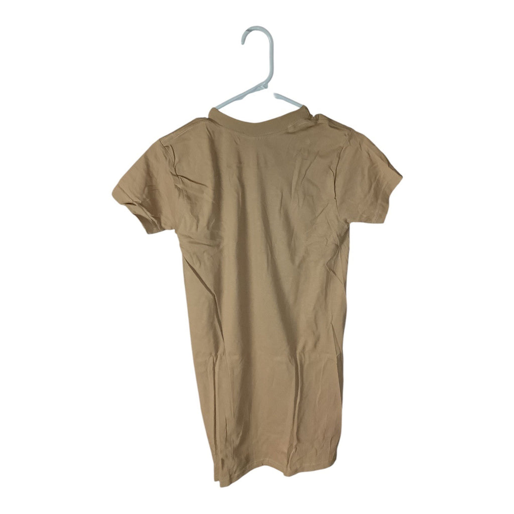 3-Pack DSCP US Army Crew Neck Brown Undershirts Small Cotton Tee Short Sleeve