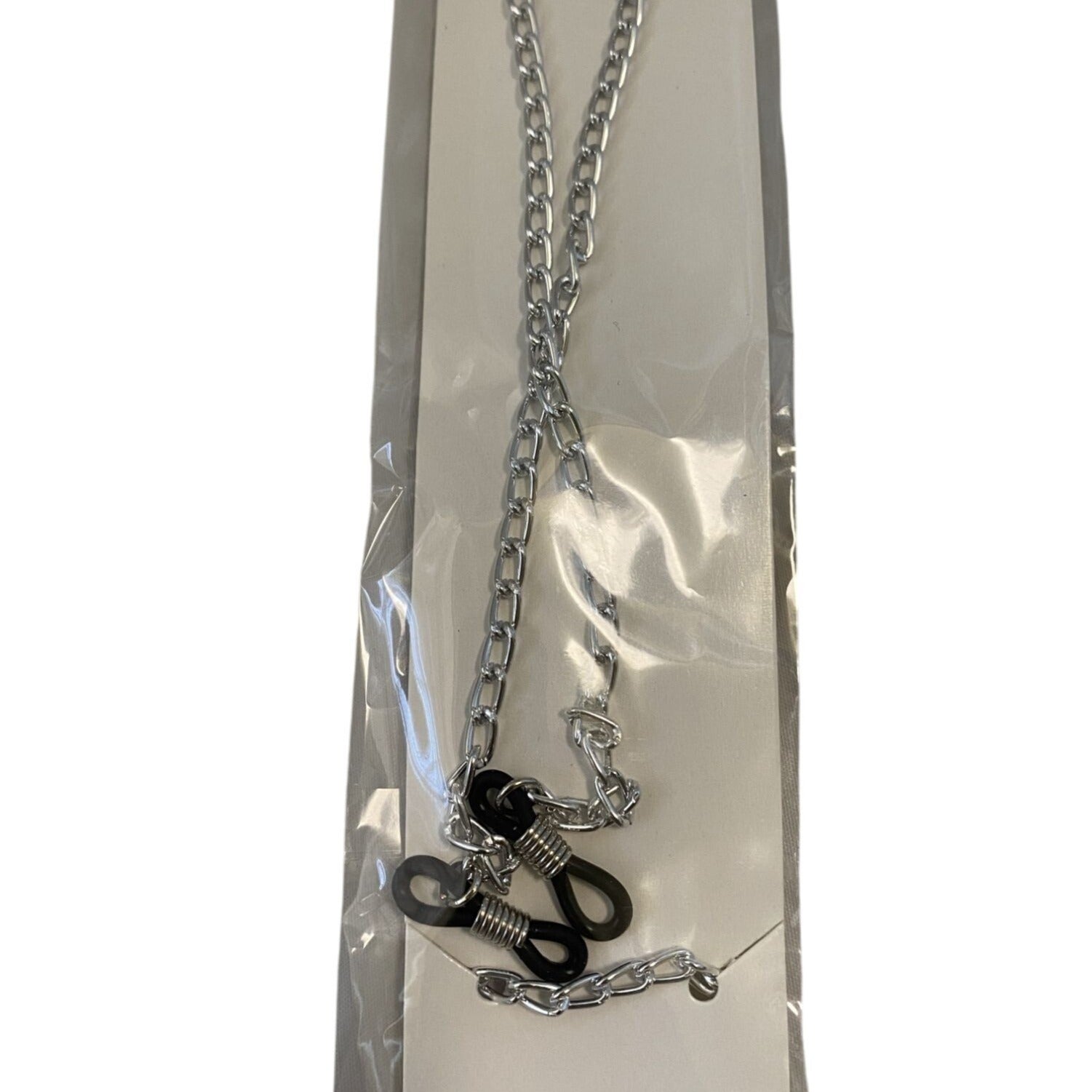 Gorgeous Silver Chain Glasses & Sunglasses Cord Holder 26" Long Lanyard Necklace