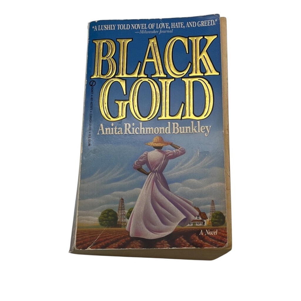 Black Gold By Anita Richmond Bunkley Paperback 1994 Novel