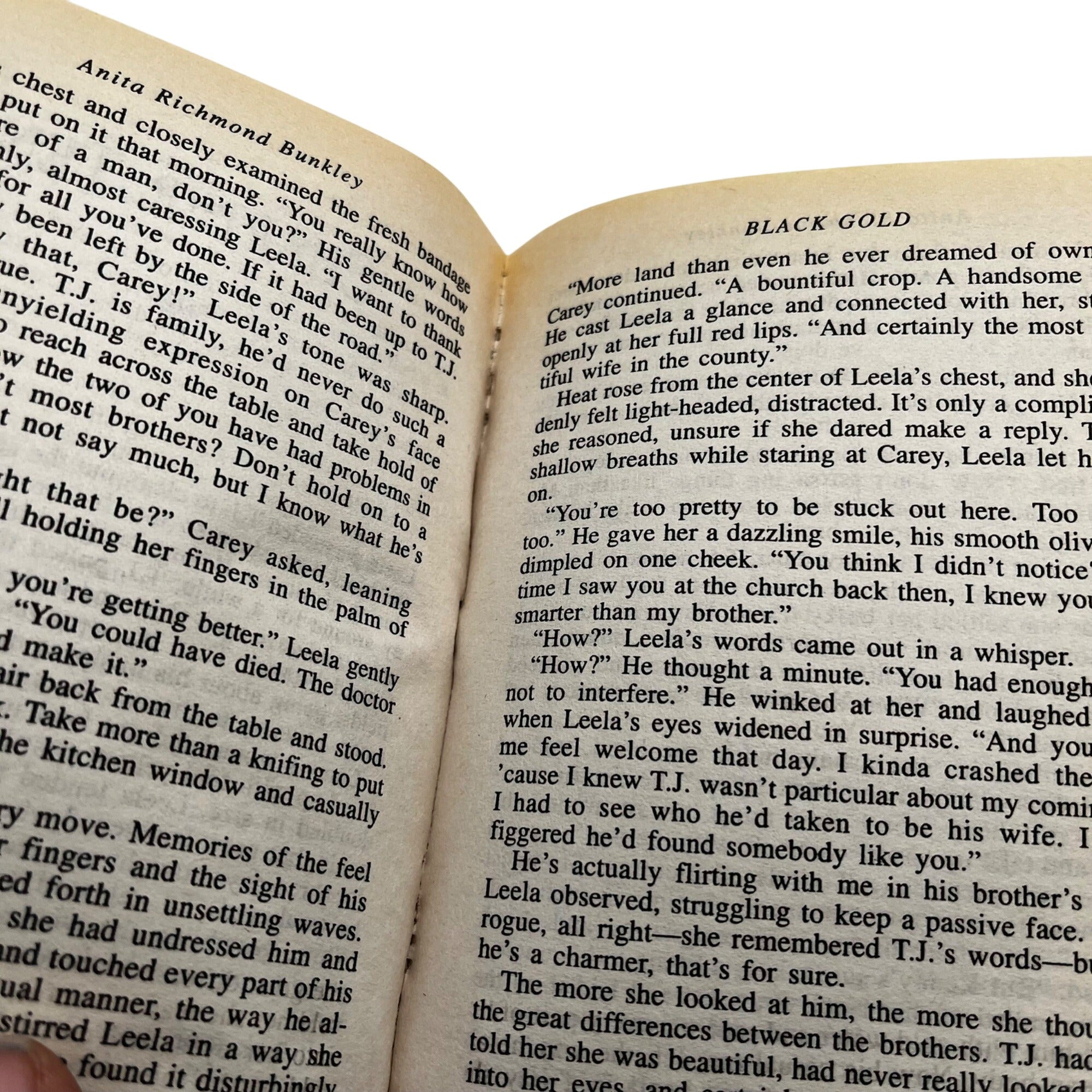 Black Gold By Anita Richmond Bunkley Paperback 1994 Novel