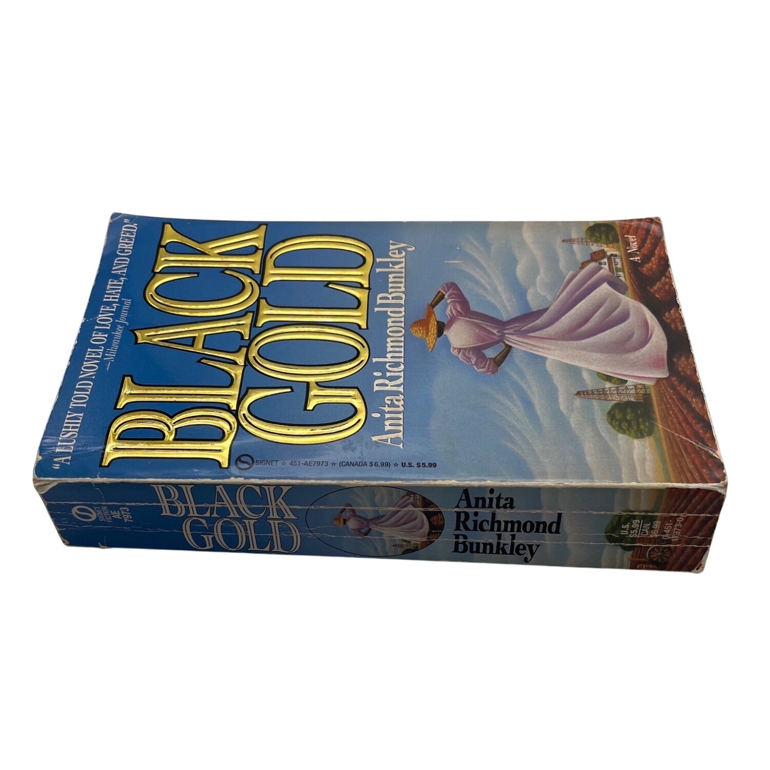 Black Gold By Anita Richmond Bunkley Paperback 1994 Novel