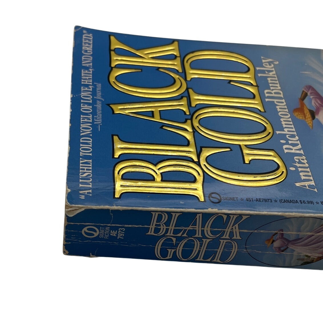 Black Gold By Anita Richmond Bunkley Paperback 1994 Novel
